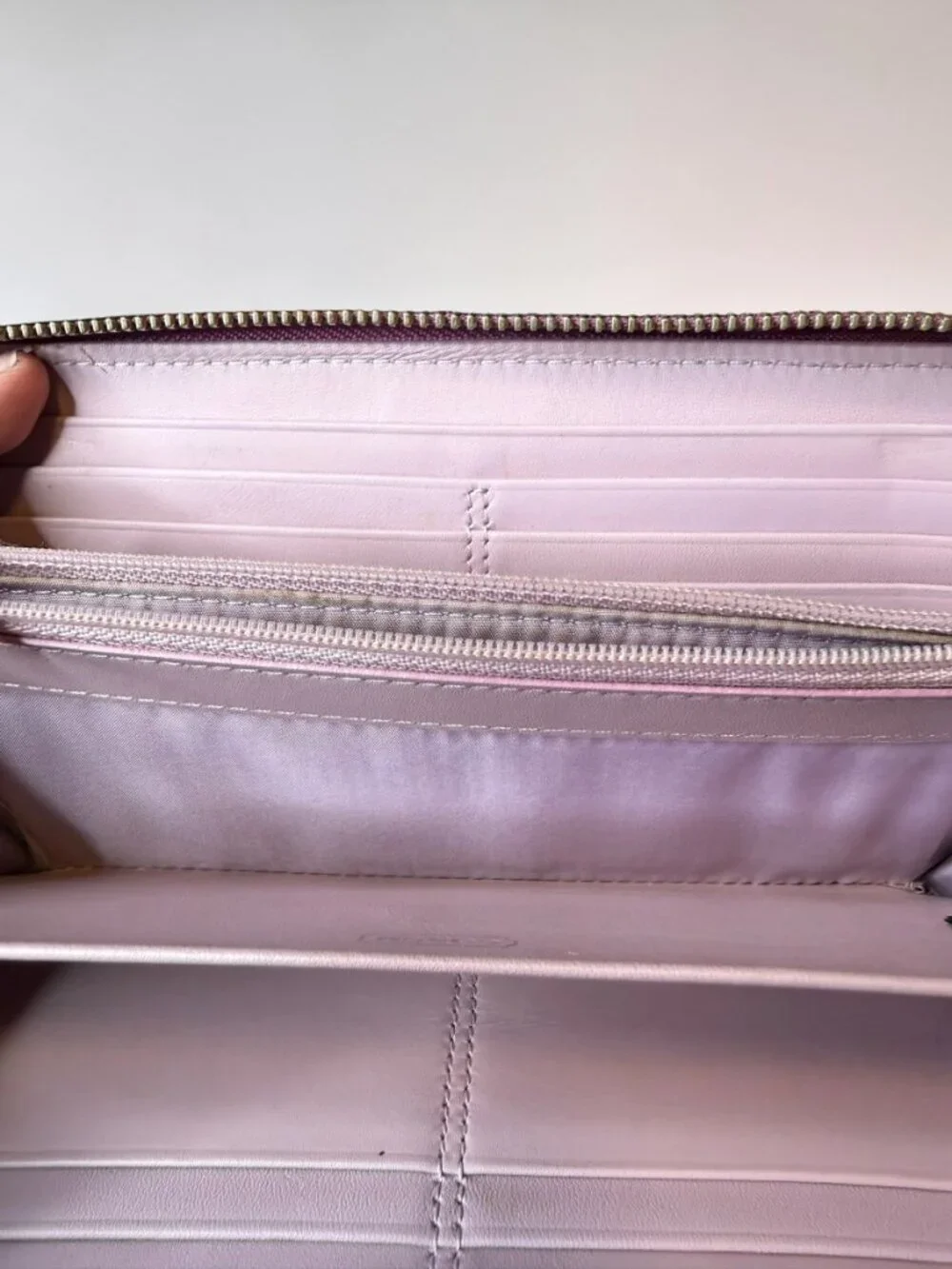 Coach Signature Accordion Wallet